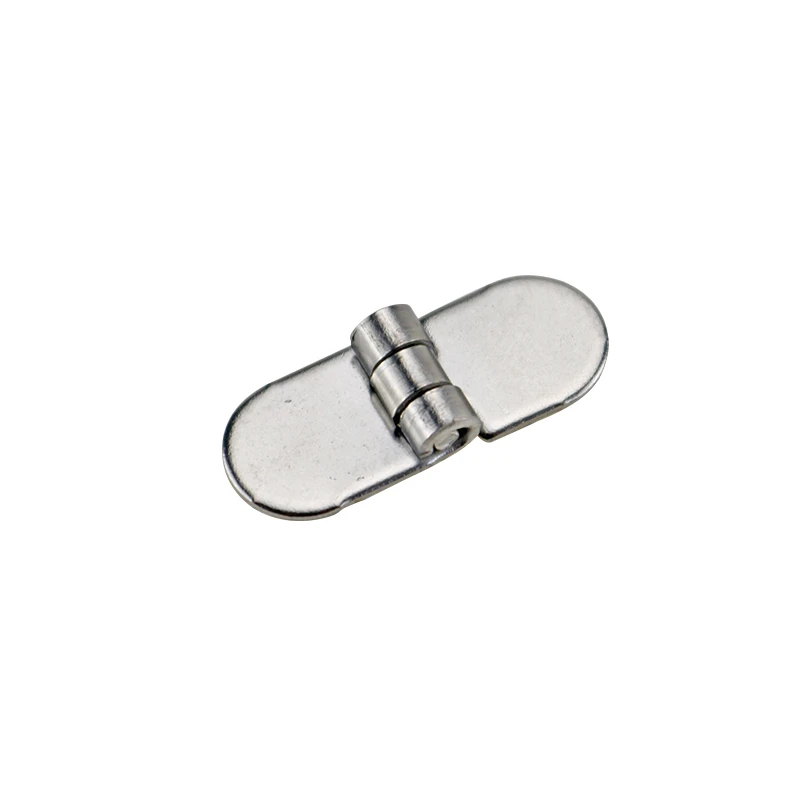 

304 Stainless Steel Round Holeless Small Hinge Welded Door Hinge Of Industrial Instrument Equipment Cabinet