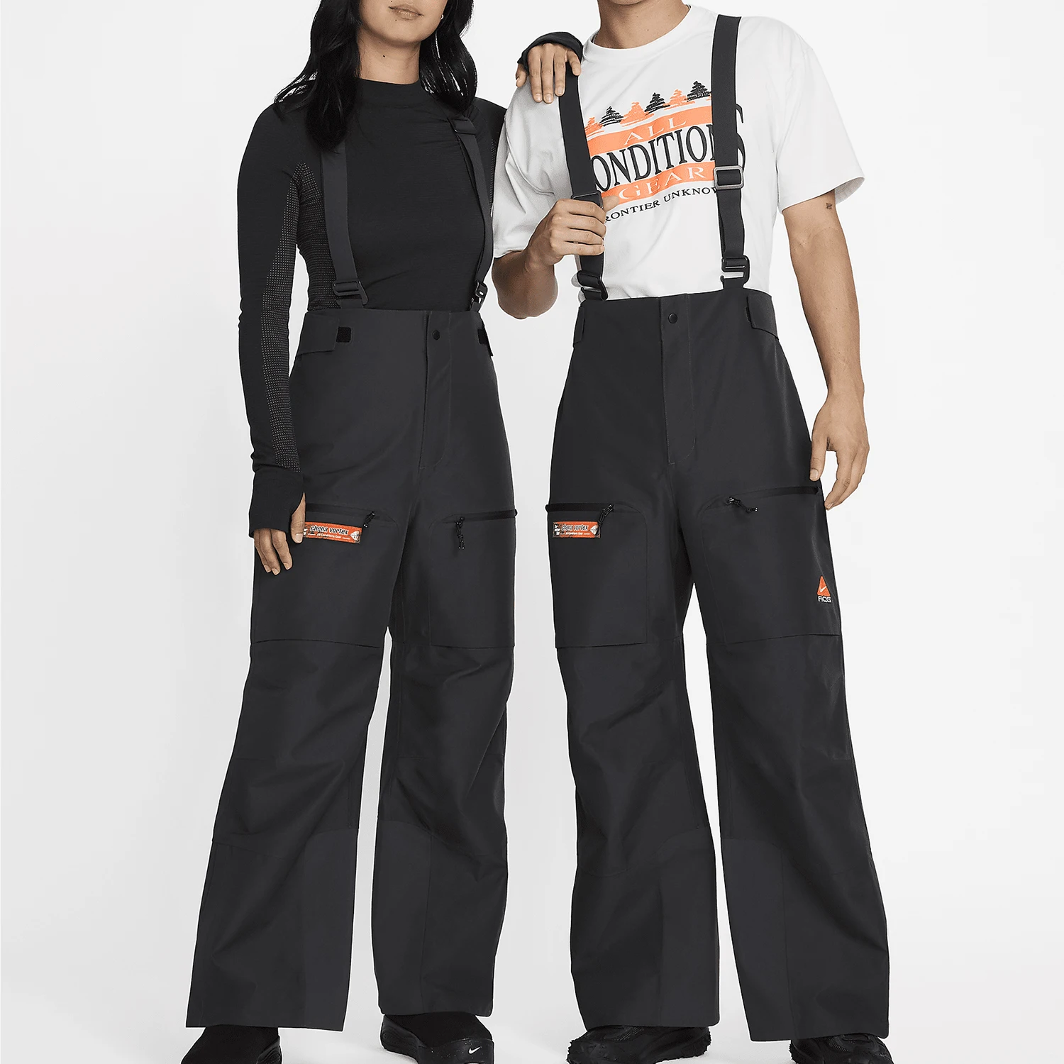 Nike Authentic New unisex Ski Sports Strap Pants FV8890-060