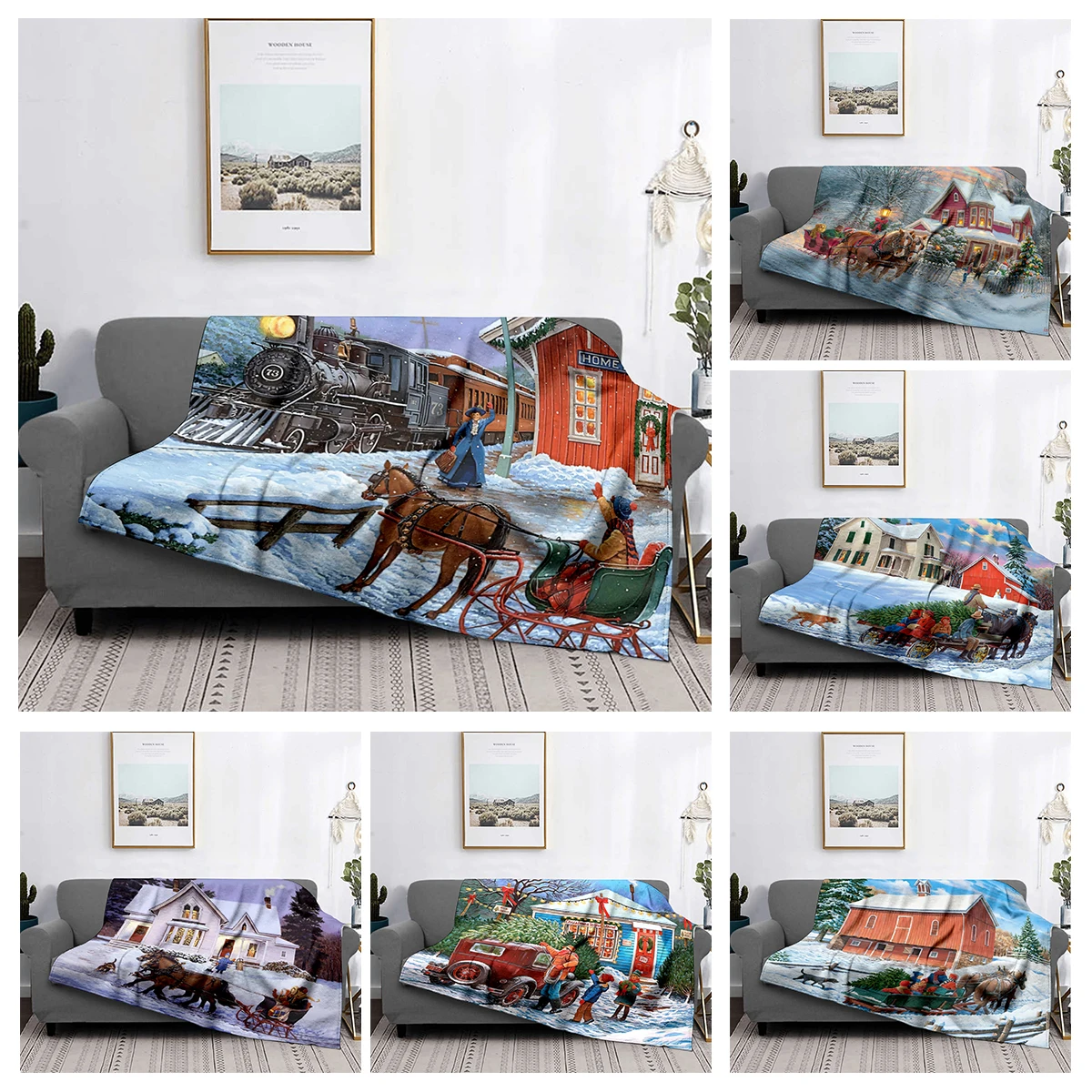 Home decoration plush Sofa blanket Colorful Animal  Bedspread on the bed anime fluffy soft blankets thick blanket for winte