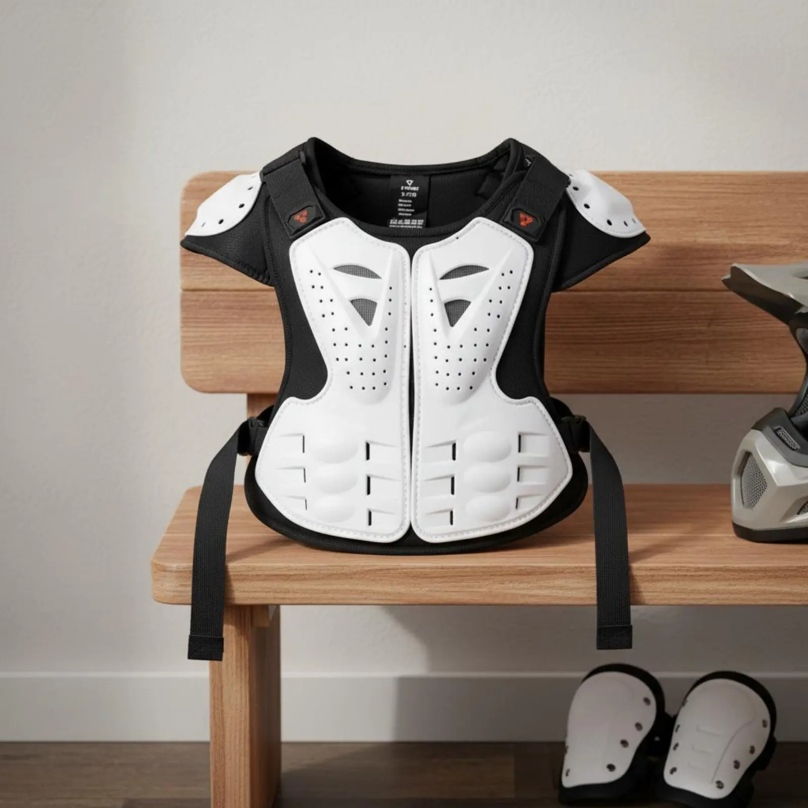 

Young Motocross Vest Hard Shell Protection Kids Kids Dirt Bike Protective Gear Breathable Mesh Sports Safety Gear Ergonomic Fit