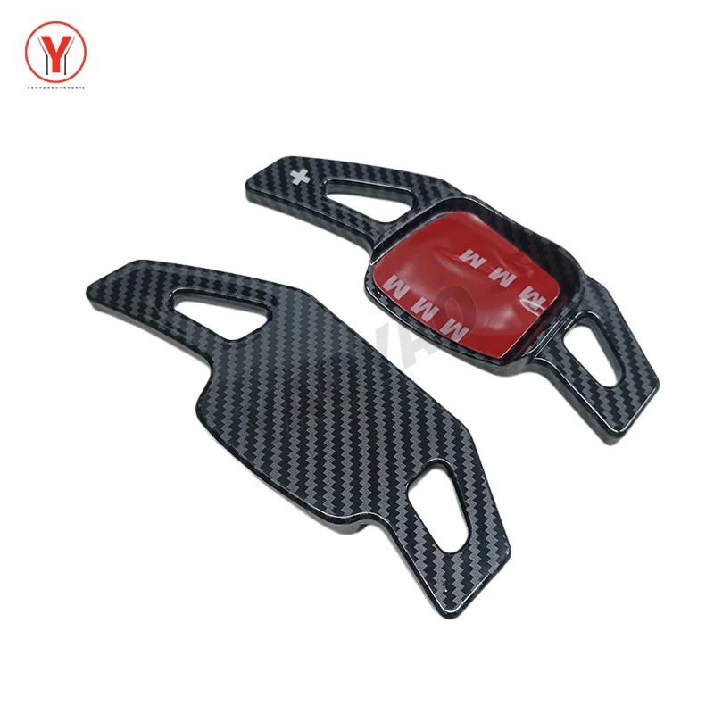 Carbon Fiber Car Steering Wheel Shift Paddle For Volkswagen VW Golf 8 Mk8 B8 MK7 CC TIGUAN L Teramont C-TREK PHIDEON Extension