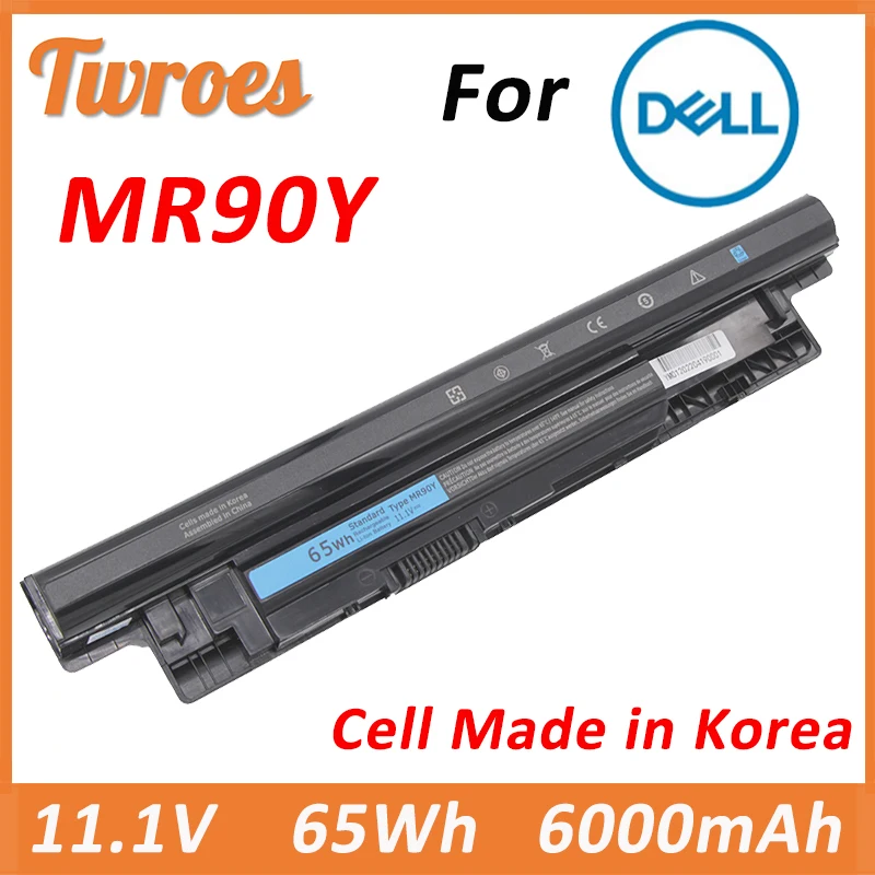 DELL Inspiron 노트북 배터리, MR90Y, 65Wh, 11.1, 5537, XCMRD, 3421 Vostro, 3737, 3721, 5421, 2521,, 5521, 5721, 3521, 3437, 3537, 5437