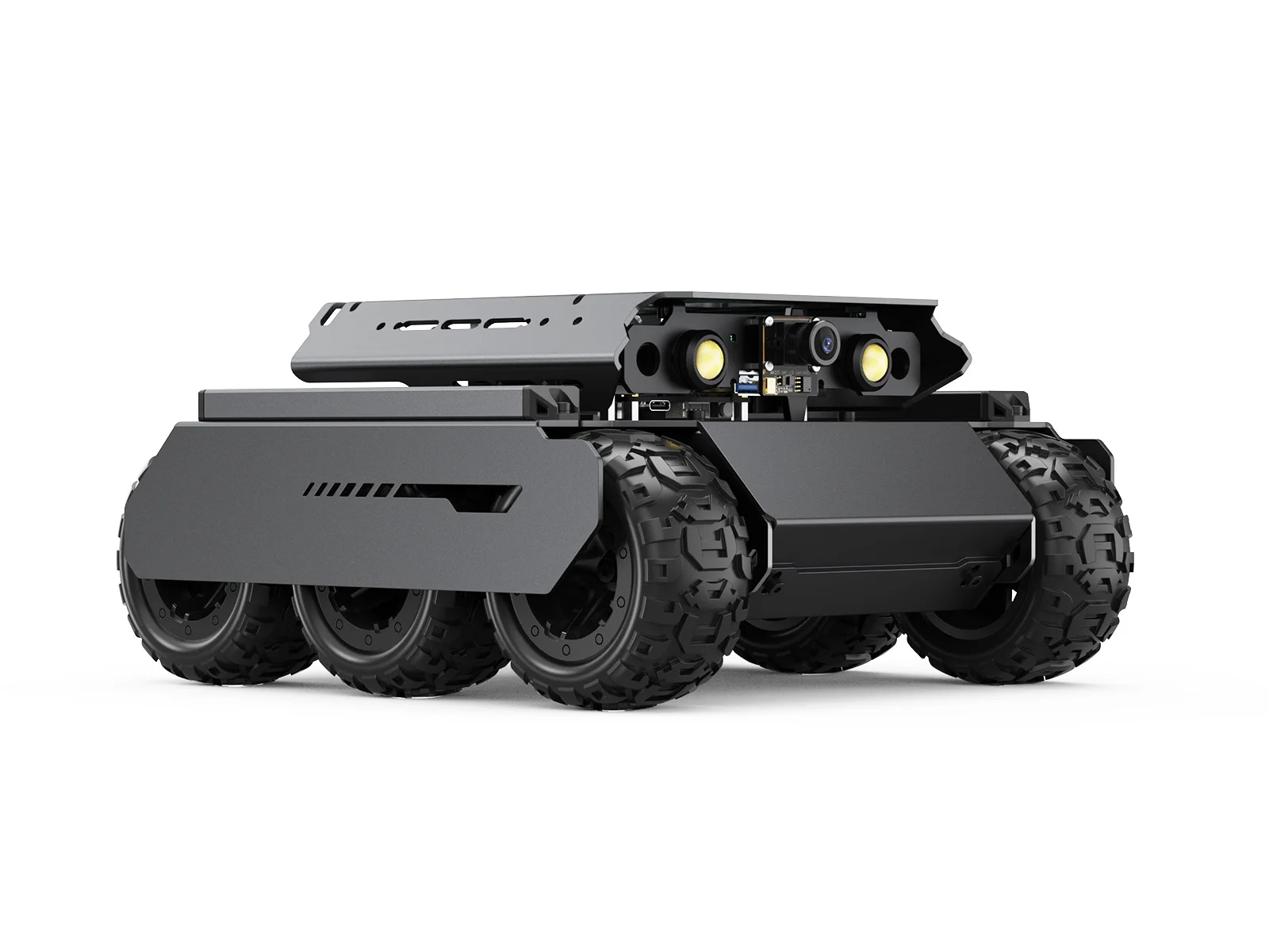 Waveshare UGV Beast Open-source Off-Road Tracked AI Robot, Dual controllers, All-metal Body,  Suitable for Raspberry Pi 5/4B