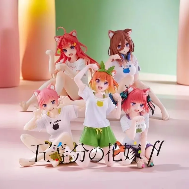 12 centimetri Action Figure Nakano Ichika Nino Miku Yotsuba Itsuki Bambola Anime Figure La Quintessenza Quintuplets Giocattoli per I Bambini