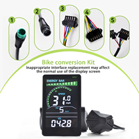 M6C Electric Bicycle Computer USB Rechargeable Wired Bicycle Cycling Computer Multi-function Bicycle Speedometer Odometer