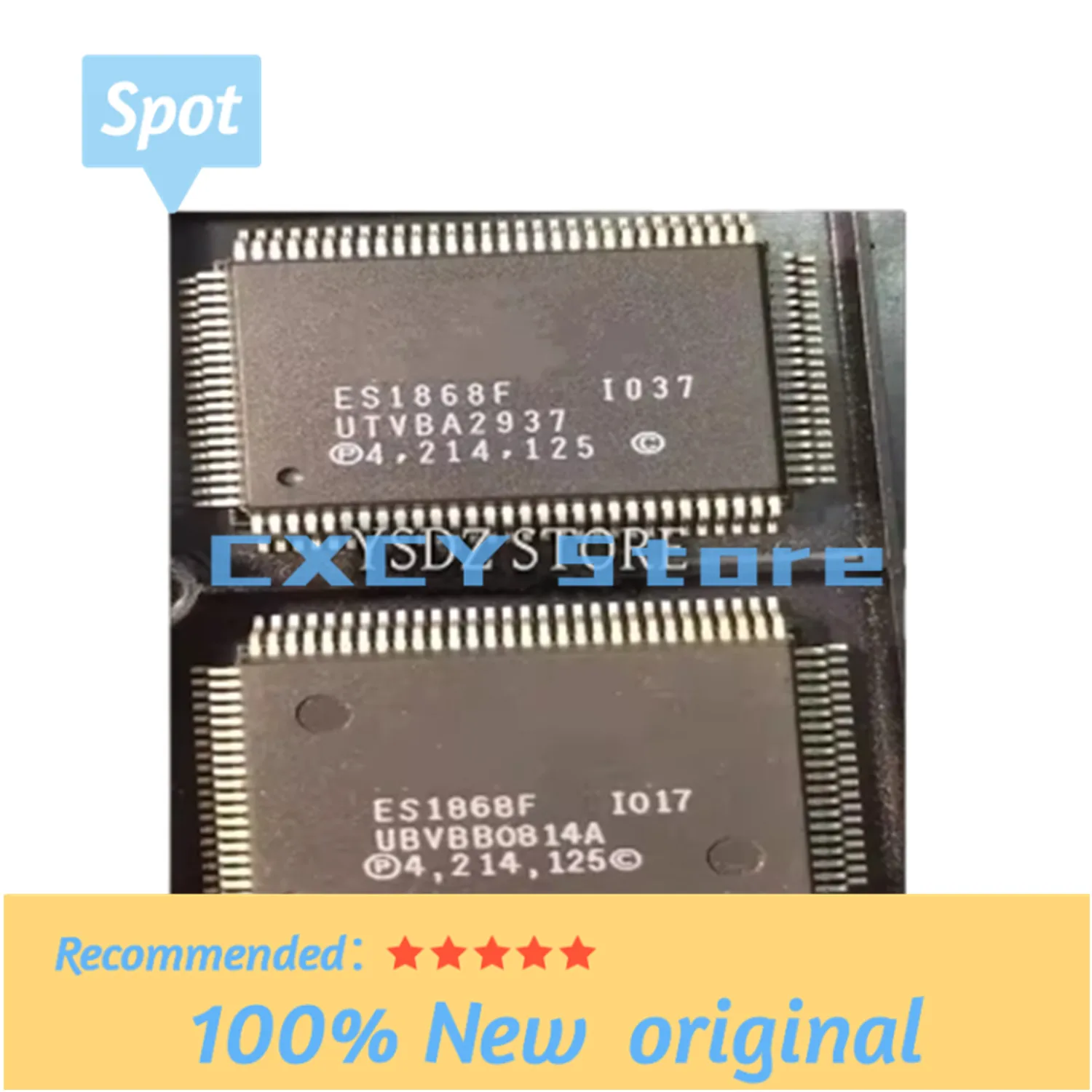 

5 шт./лот 100% новый оригинальный ES1868F ES1868 QFP на складе