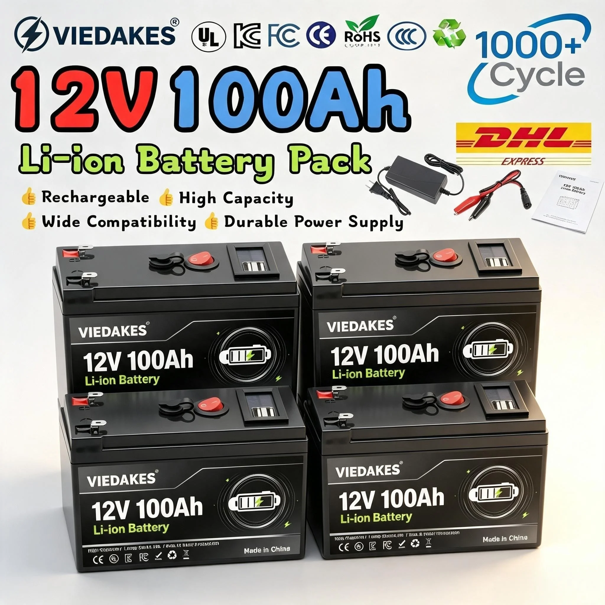 Home Security Robot - Baterai Isi Ulang 21Ah 12V 3S7P,