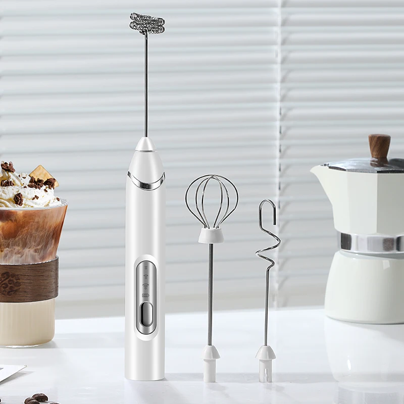 2025 جديد شعبي محمول شحن قوي frother الحليب frother القهوة النمام خلاط لاسلكي محمول