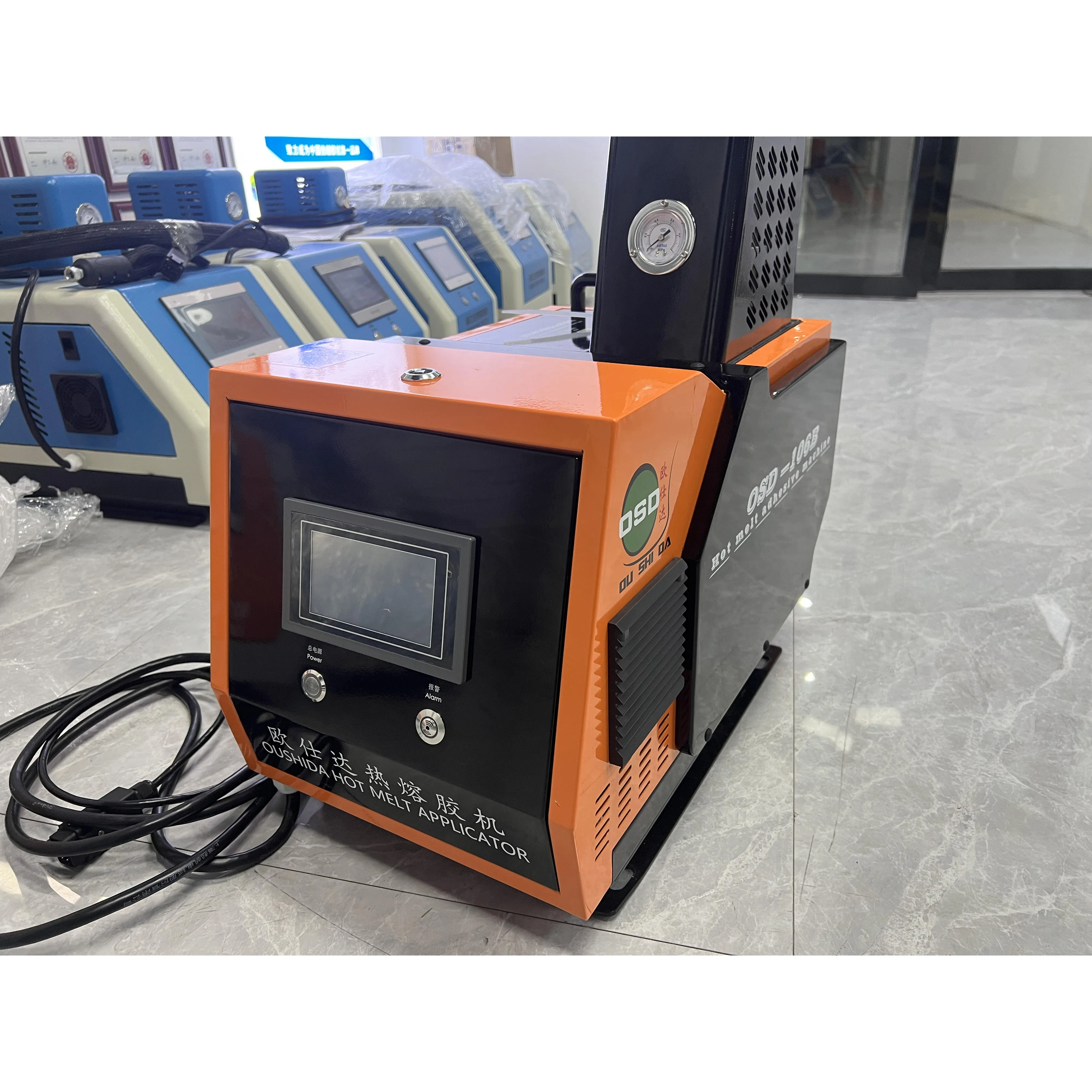 OSD-106B 5L مكبس مضخة صمغ يسيح بالحرارة قضيب لاصق آلة تذوب الغراء آلة رش آلة لصق يسيح بالحرارة