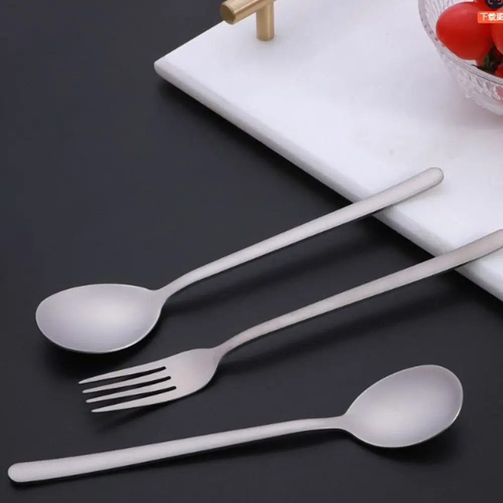 High Quality Portable Titanium Spoon Long Handle Environmental Light Titanium Cookware EDC Tool Outdoor Tool