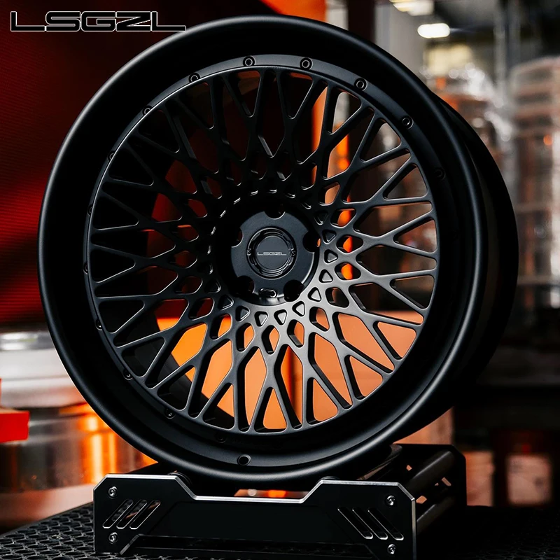 

MSGlossy Black Forged 2 Pieces Wheels 18 20 22 26 Inch Rims 6X139.7 5x130 5x114.3 5x120 for bmw BenzAudi Ferrari Luxury Whee