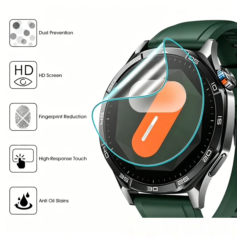 Smart Watch Screen Protector Round Watch 37mm 35mm 40mm 41mm 39mm 38 36 34 33 42 43 44 45 30 - 46 MM Soft Watch Hydrogel Film