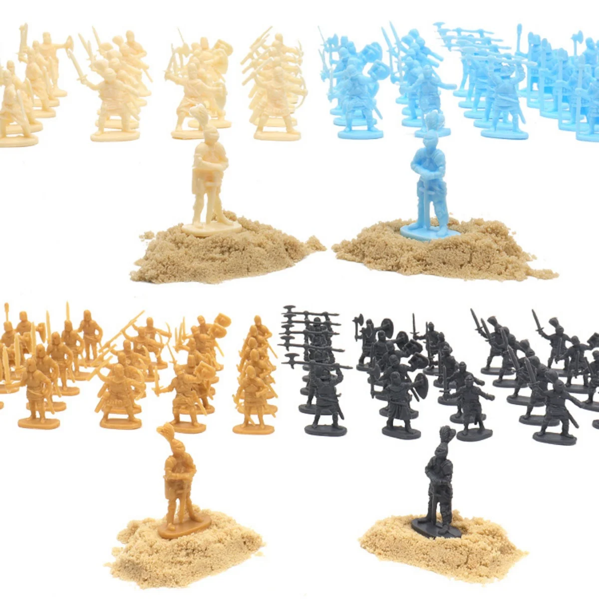 100PCS ทหาร Playset ของเล่นทหาร 3 ซม.พลาสติก Warrior Elite Force Action Figure ทหารเกมชิ้นของเล่นเด็กเล่นของขวัญ