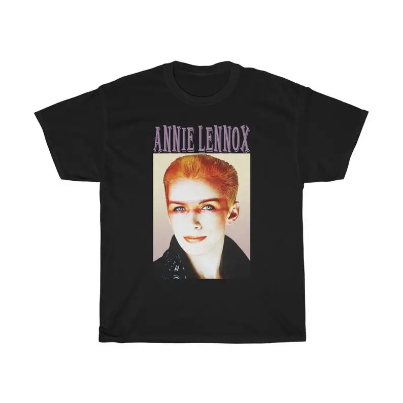 

Annie Lennox Shirt T-Shirt Classic Unisex Best Seller Casual Round Neck Short Sleeve Men's Tees Regular Fit Men Women T Shirt