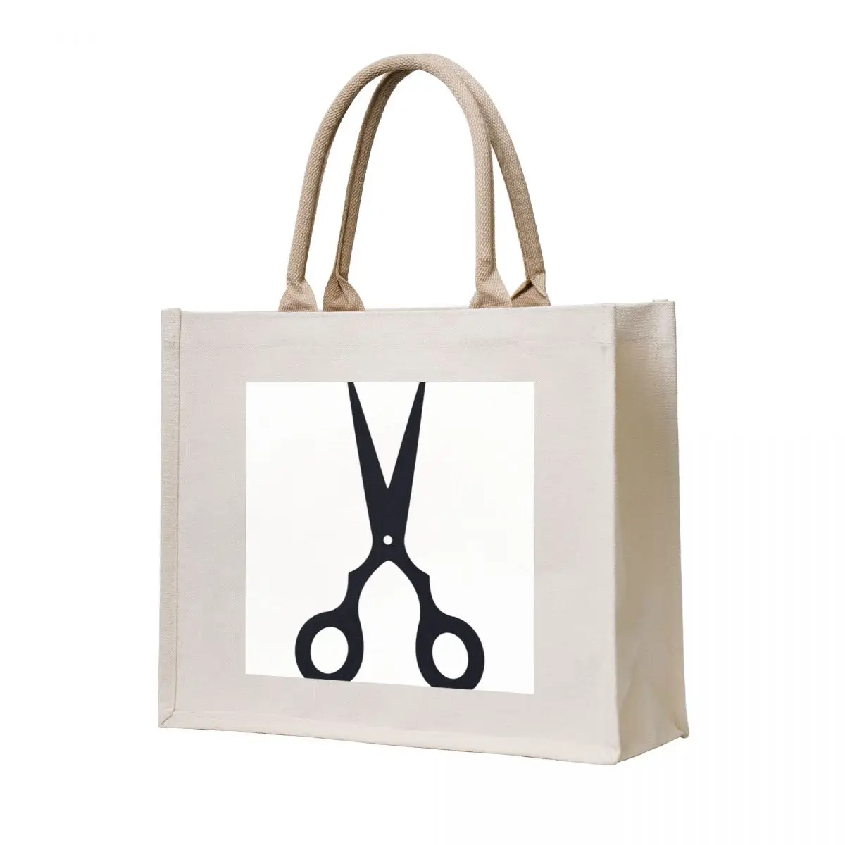 

Black Scissors Tote Bag Shopping bags Big bag women tote bag woman Canvas stote