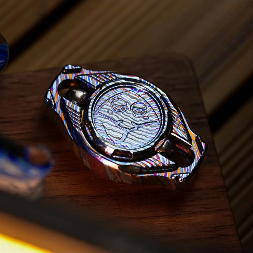 9 Hand EDC Devil Ray 2.0 Fidget Spinner Stress Relief Toy Adults Mechanical Metal Finger Toys Original Designs Fidgeting Spinner
