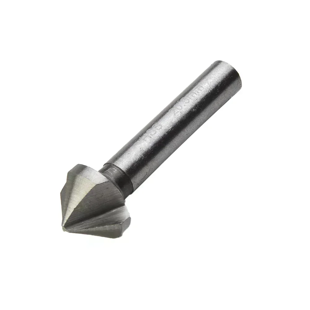 1 Stuks 3 Fluit Verzonken Boor 90 Graden Afkanten Gereedschap 44-64 Mm Hss Cutter Voor Boren aluminium Plaat Slijpen Gereedschap