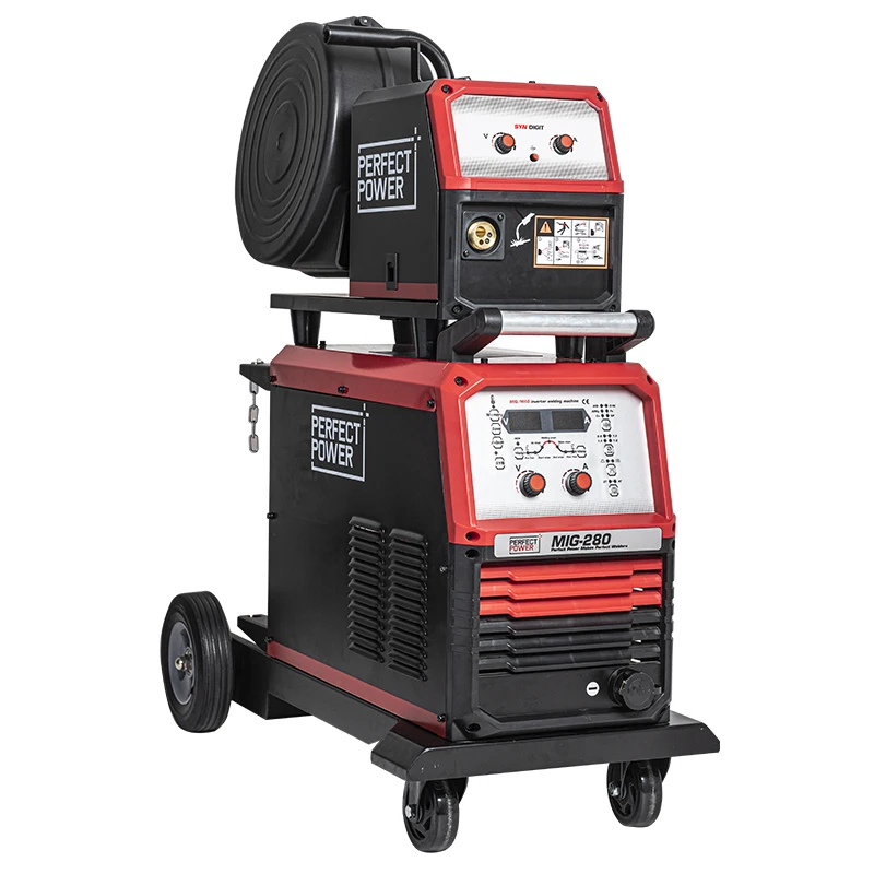 MIG-280 Pulsed MIG MMA TIG and FLUX CORED Wire Welding Machine Inverter Aluminum Welder Use In Workshop