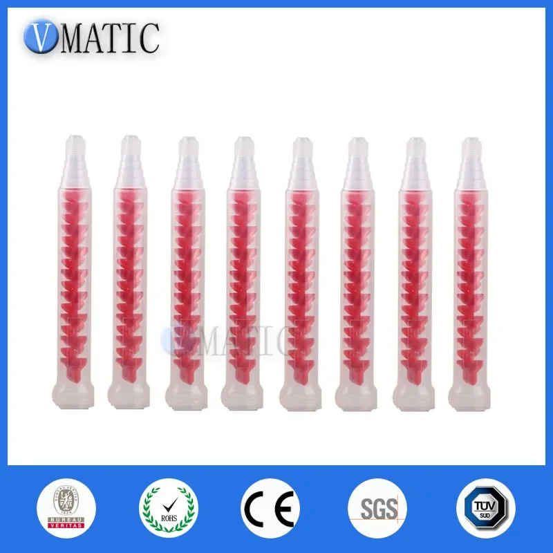 Free Shipping Plastic Adhesive Application Effective Static Mixer RS12-16 Mixing Nozzles For Glue Dispensing