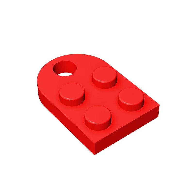 MOC PARTS GDS-846 Plate, Modified 2 x 3 with Holecompatible with lego 3176 children\'s toys Assembles Building Blocks Technical