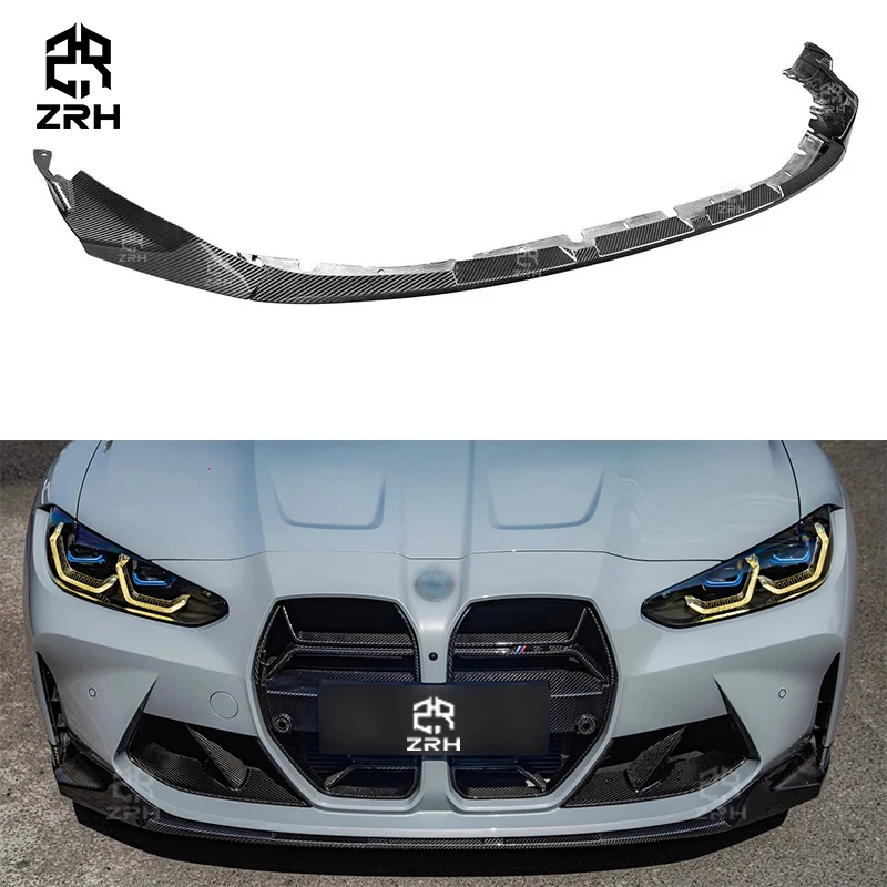 

High Quality MP Style Dry Carbon Fiber Front Bumper Lip for BMW G80 M3 G82 M4 2021+ Carbon Fibret Front Lip