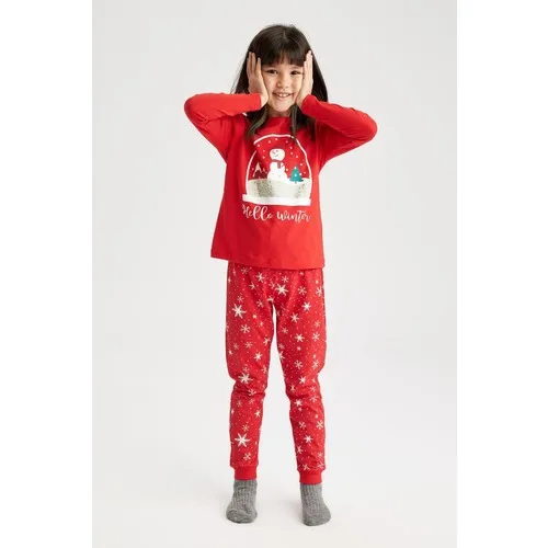 Clothing Sets Girl's New Christmas Themed Pajamas Set Children's Clothes For Girls Sleepwear Fast Delivery Free Shipping Top Hot