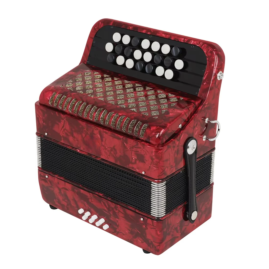 

Accordion Instruments Professional Adult and Child 22 Keys 8 Bass Beginner Performance Grade Accordion