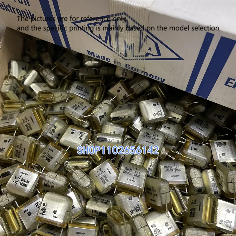 2PCS WIMA MP3-X2 0.1UF 0.22uF 0.47UF 0.68UF 1UF 275V AC Safety Film Capacitor 0U1 275~ 275VAC 0.1UF 470NF 0.22UF 104  MPX21W3100