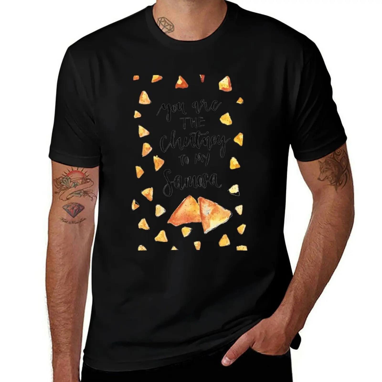 Tú eres el chutney para mi samosa, camiseta informal transpirable de manga corta