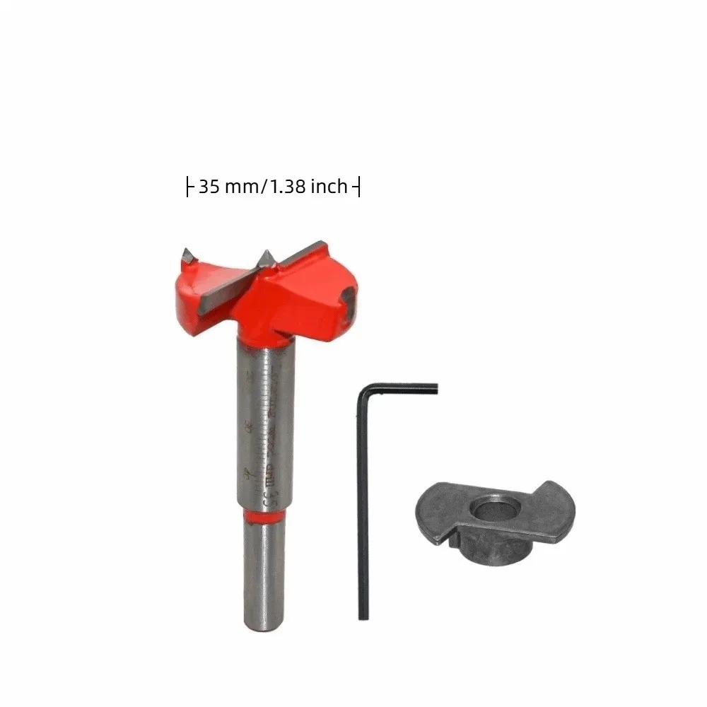 35mm Diameter Hinge Hole Opener Adjustable Positioning Woodworking Cutting Template Hole Locator Template Boring Jig Locator
