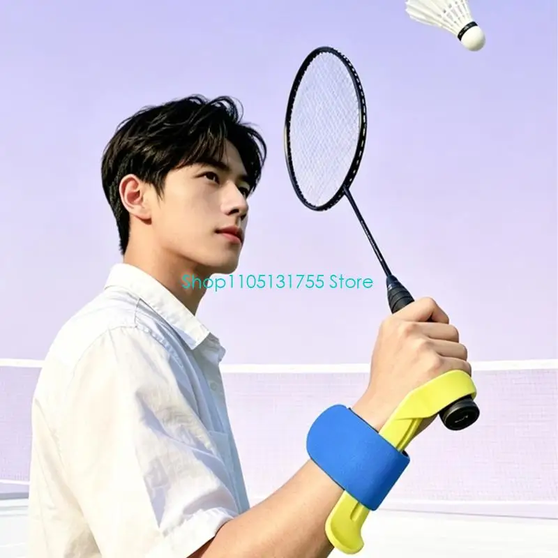 K0EF Badminton Wrist Trainer Stabilizers for Daily Drill, Swing Paths Practice Aid for Beginners, Coaches, and Courts Warms up view 5