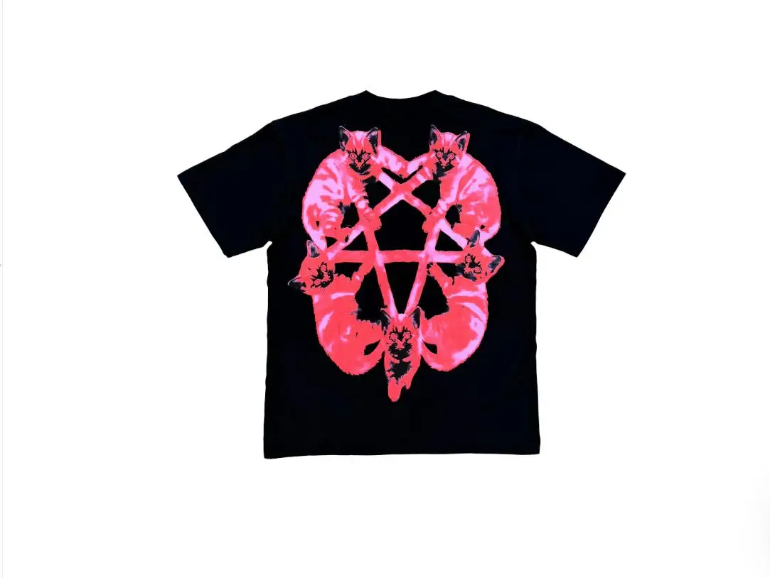 Футболка с принтом Bleood Tour Merch 2026, лимитированная серия, с коротким рукавом
