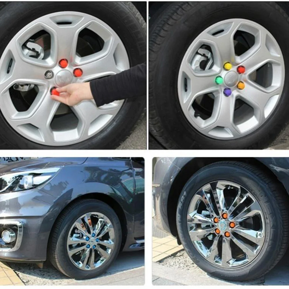 

20pcs Silicone Wheel Lug Nut Covers 21Mm Inner Diameter Caps For Car Wheel Bolt Protection Corrosion Resistant