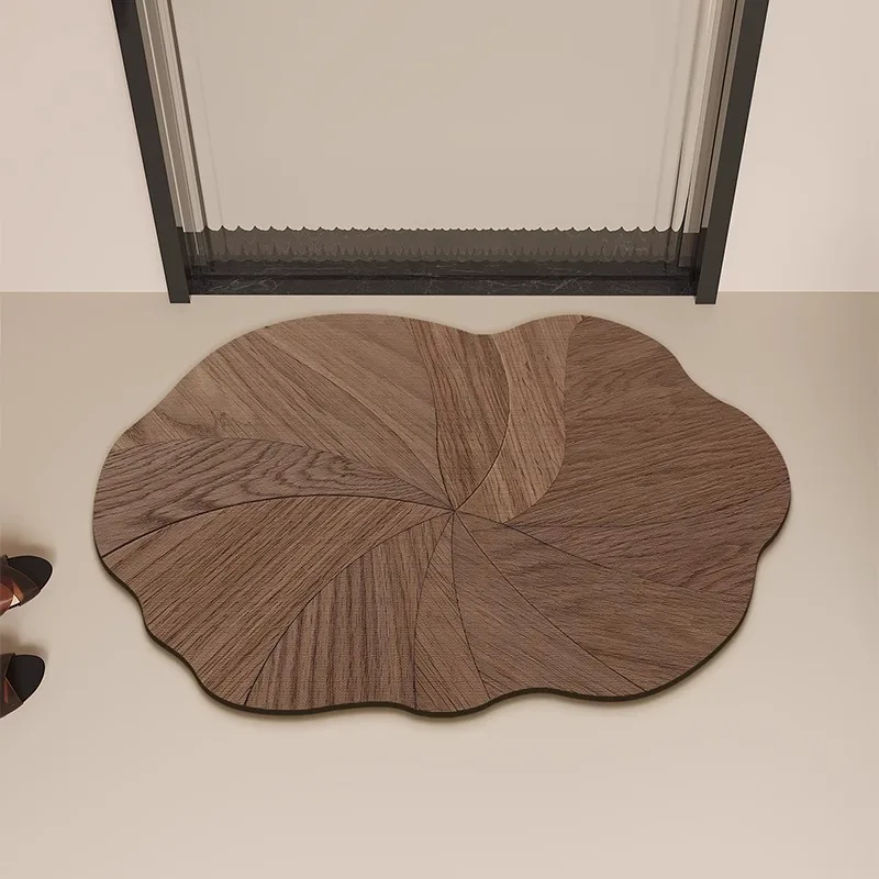 Bathroom absorbent pad, diatomaceous earth foot mat at the entrance of the bathroom, non slip floor mat, toilet carpet - view 3