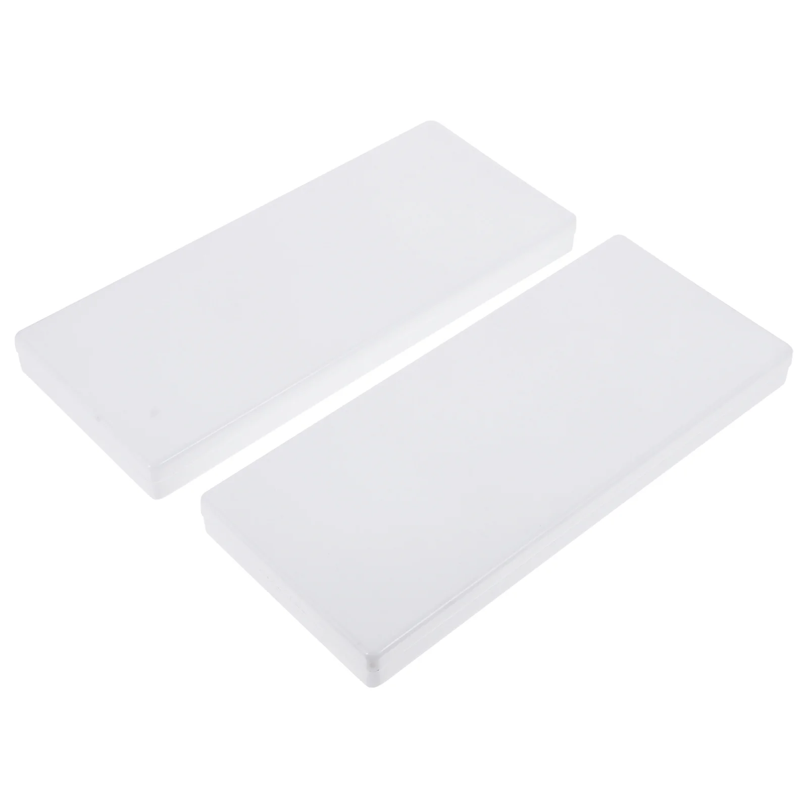 

2Pcs Pigment Box Plastic Watercolor Mixing Tray Durable Color Mixing Plate for Artists Students Art Drawing Paint Storage