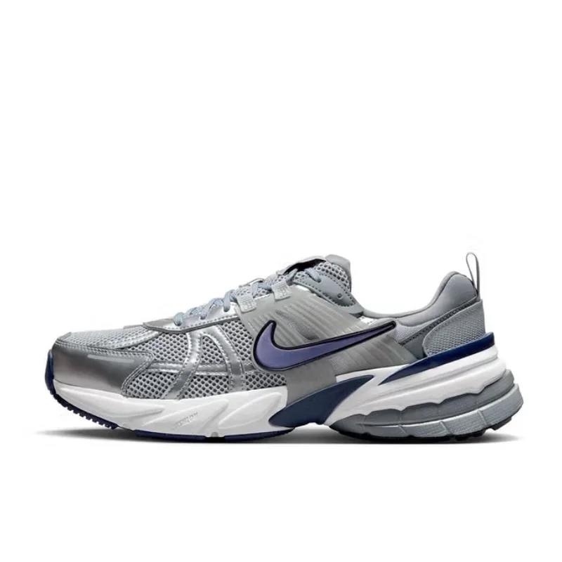 

Nike Lightweight and Durable Outdoor Gray and Silver Retro-Style Men's Running Shoes, New Unique Sole Design, Durable Low-Top Dad Shoes, Fashionable and Trendy Design, Daily Commuting Casual Sneakers, a Must-Have for Going Out, Hj4497-002