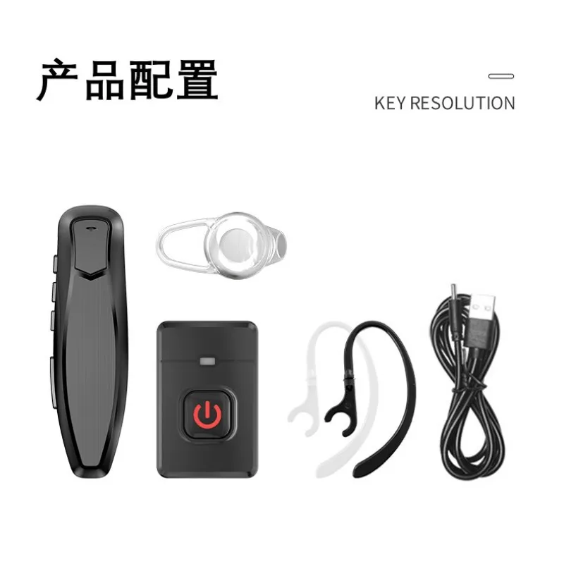 Walkie Talkie Bluetooth Audio Adapter K M Interface Wireless Earphone Long Standby Comfortable Fit Clear Long Distance Call