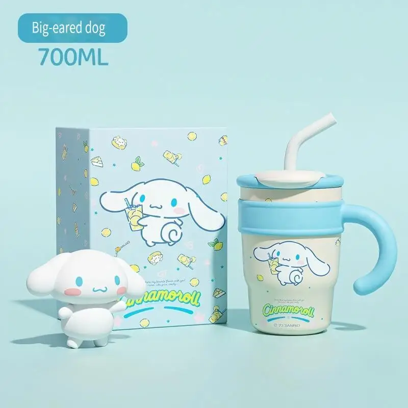 

Sanrio Hello Kitty My Melody Cinnamoroll чашка для горячей воды соломенная чашка хит продукта Kawaii мультфильм большая емкость портативный на открытом воздухе