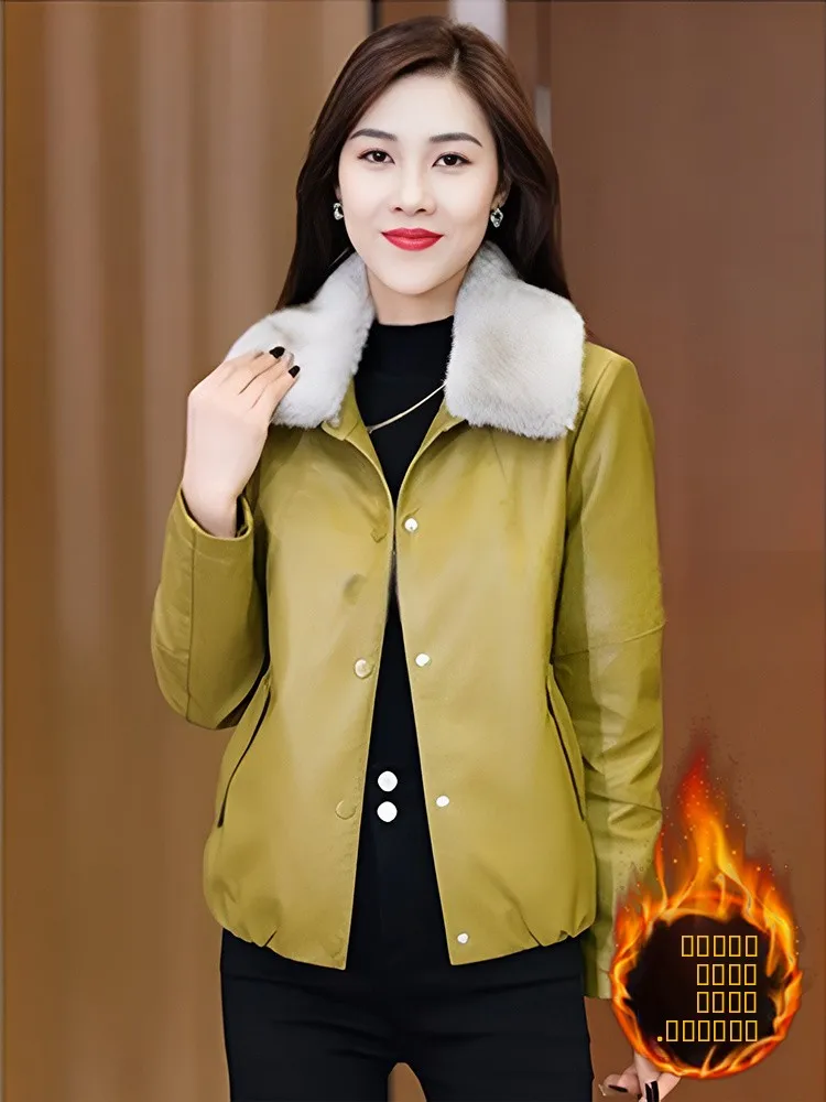 Cappotto in cotone ort Faionable da donna coreano Sle Fce foderato in pelle allentata Jaet Autunno Inverno Nuovo arrivo