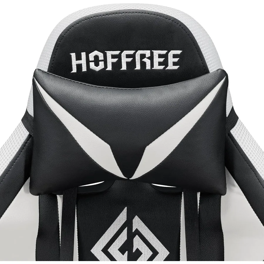 كرسي ألعاب RGB مع مكبرات صوت لتدليك كرسي ألعاب الكمبيوتر مع أضواء LED ومسند للقدمين كرسي ألعاب فيديو عالي الظهر للبالغين