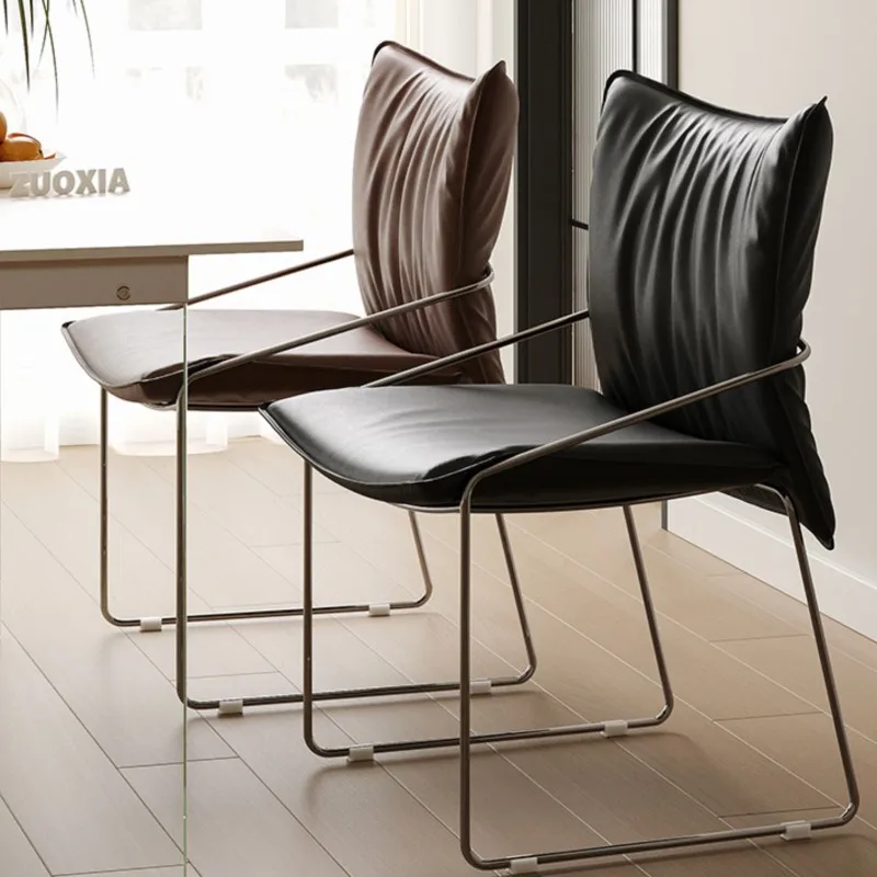 H2O Light Luxury Sofa Chair Furniture Lazy Home Backrest Single Chair Simplicity Middle Ancient Balcony Leisure Chair Bedroom image 2