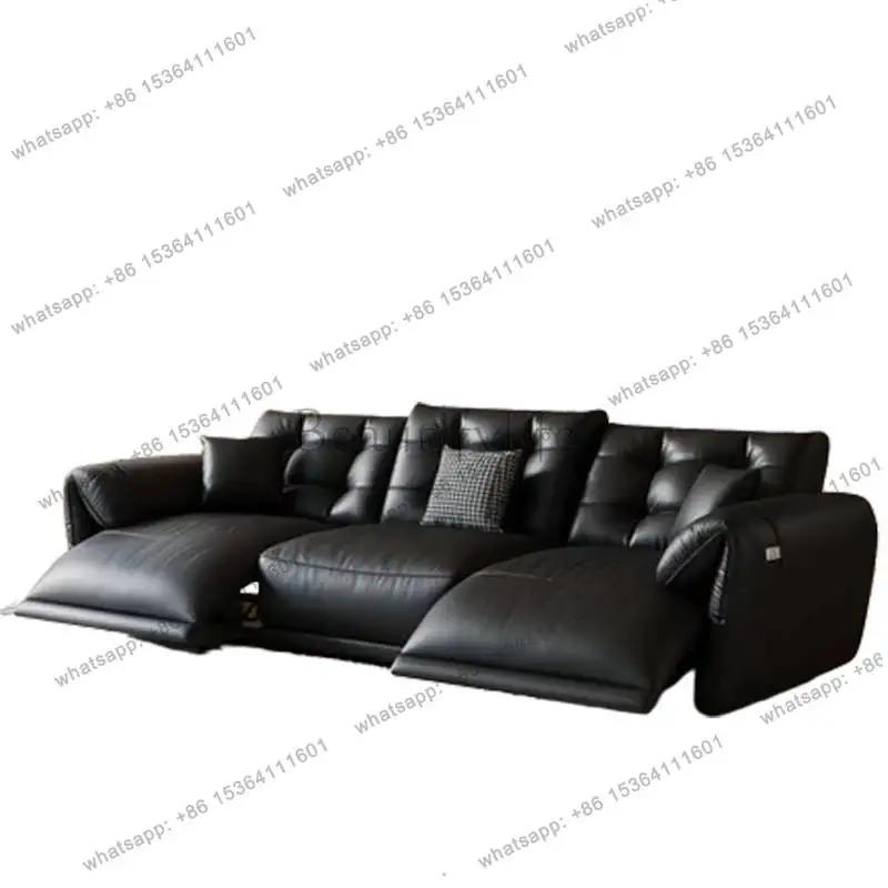 

Electric Fillers Wood Sofas Soft Black Europe Designer Living Room Sofa Lazy Modern Floor Divano Soggiorno Furniture Home