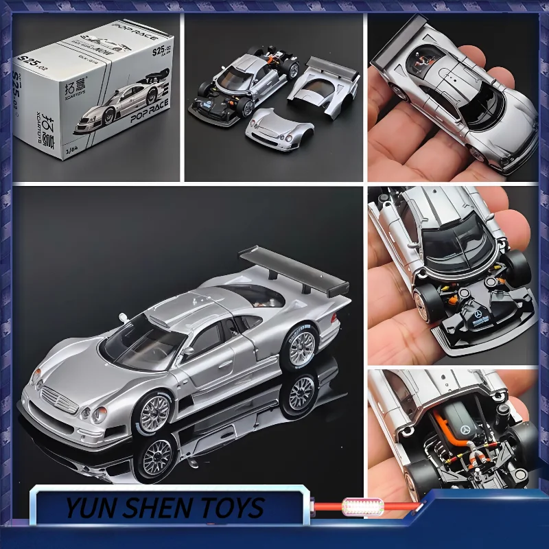 

Xcartoys 1/64 Alloy Toy Fiagt Racing Collection Tide Play Toy Ornaments Clk-Gtr Supercar Model Boy Gift