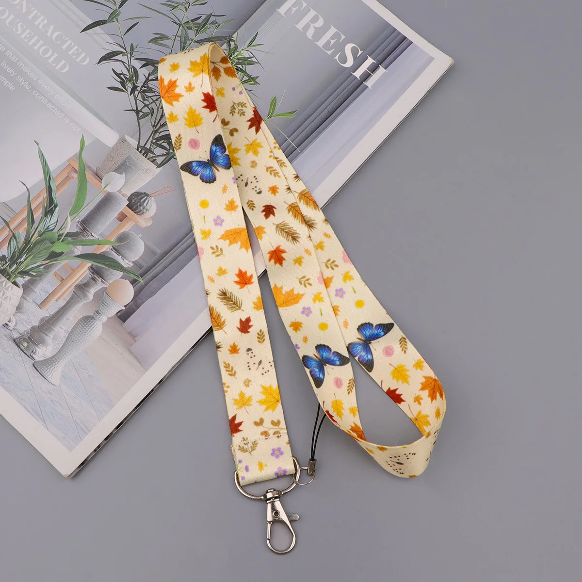 Vintage Credential Holder Bat Lanyards for Key Neck Strap For Card Badge Gym Keychain Keyring Accessories Holiday Gifts