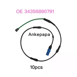 Total 10 pcs one pack 34356890791Rear Brake Pad Wear Sensor for BM 5 Series 5ER G30 F90 7 Series 7ER G11G12 Brake Pad Alarm Line