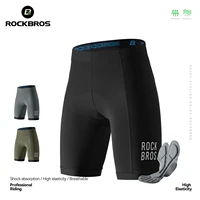 Pantalones cortos de ciclismo ROCKBROS, mallas para bicicleta de montaña MTB, pantalones cortos transpirables de alta elasticidad para verano, 5-6 horas, ligeros