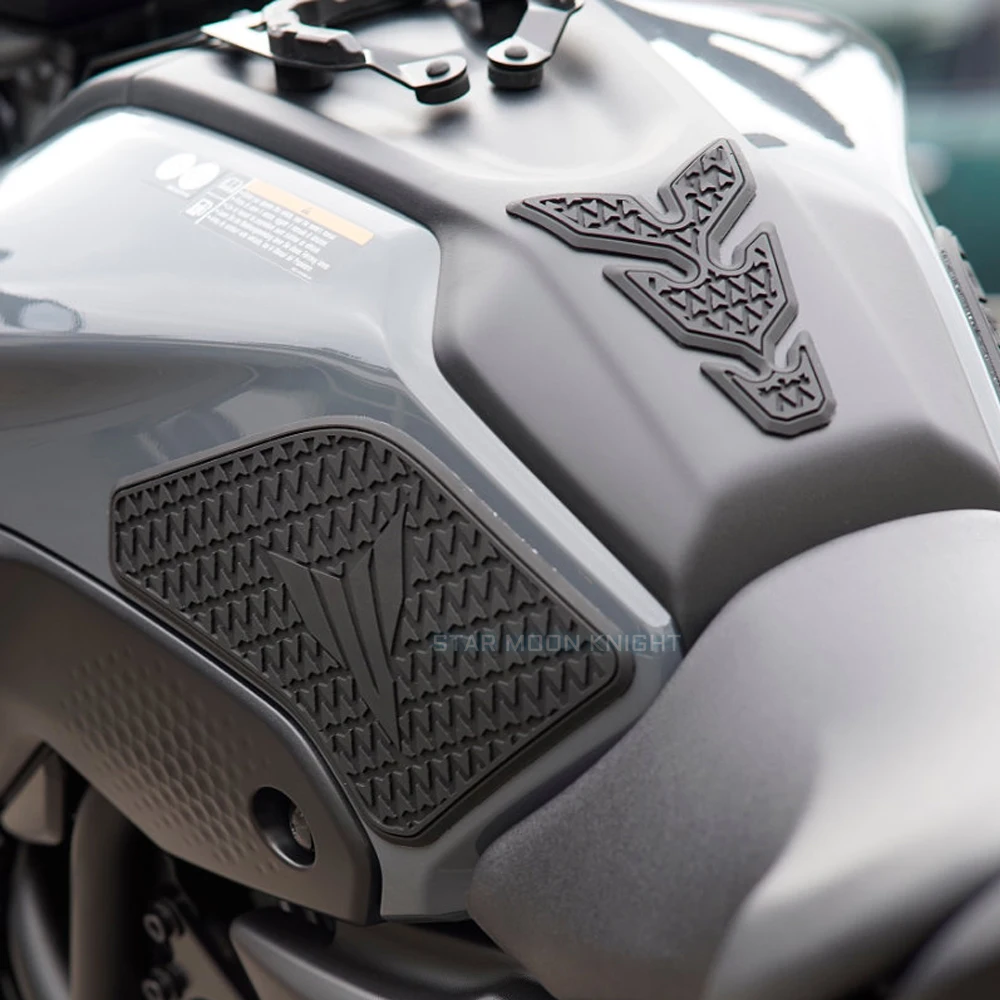 Motorcycle Accessories Fuel Tank Pad Stickers For Yamaha MT 07 MT-07 MT07 2021 2022 2023 2024 Side Anti Slip Tankpad