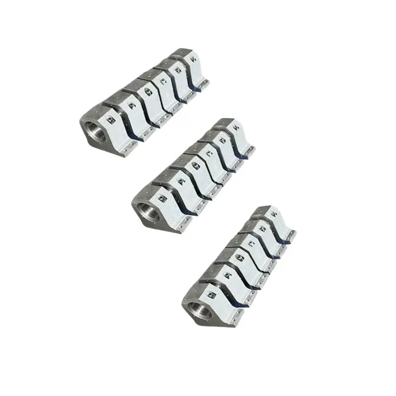 CNC machined cast steel special-shaped pipe clamp Multi-dimensional fixing/connecting hoop assembly for industrial pipes