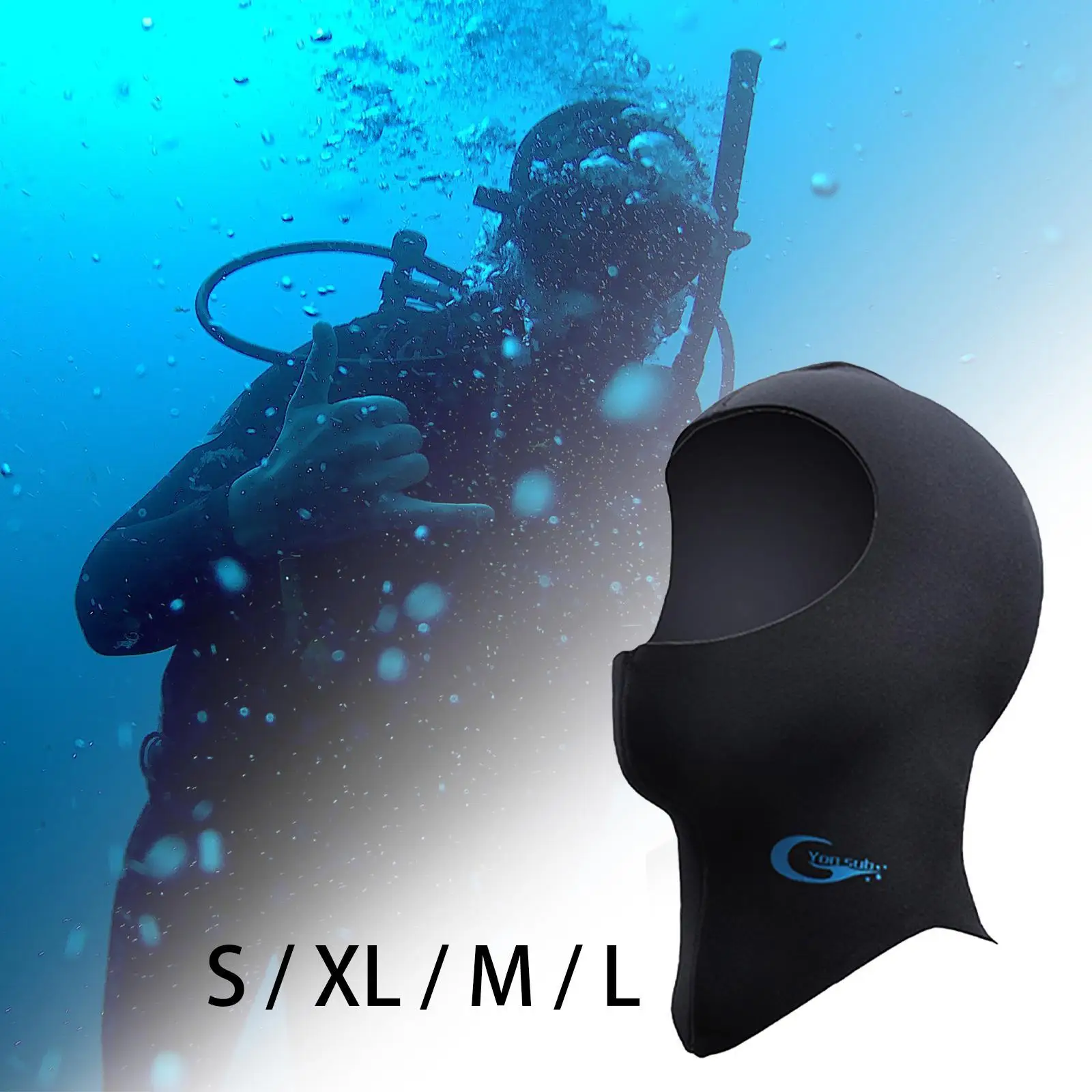

Wetsuit Hood Protector for Men Women Ergonomic Keep Warm Scuba Diving Hood