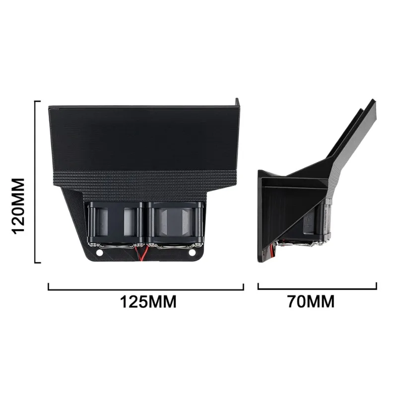Electric Motorcycles Accessories For SUR-RON For Surron Ultra Bee Black Controller Cooling Fan Heat Dissipation Radiator